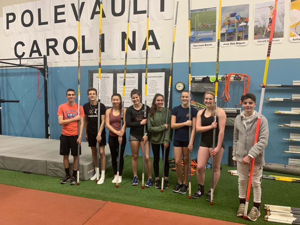 Vaulters at Pole Vault Carolina